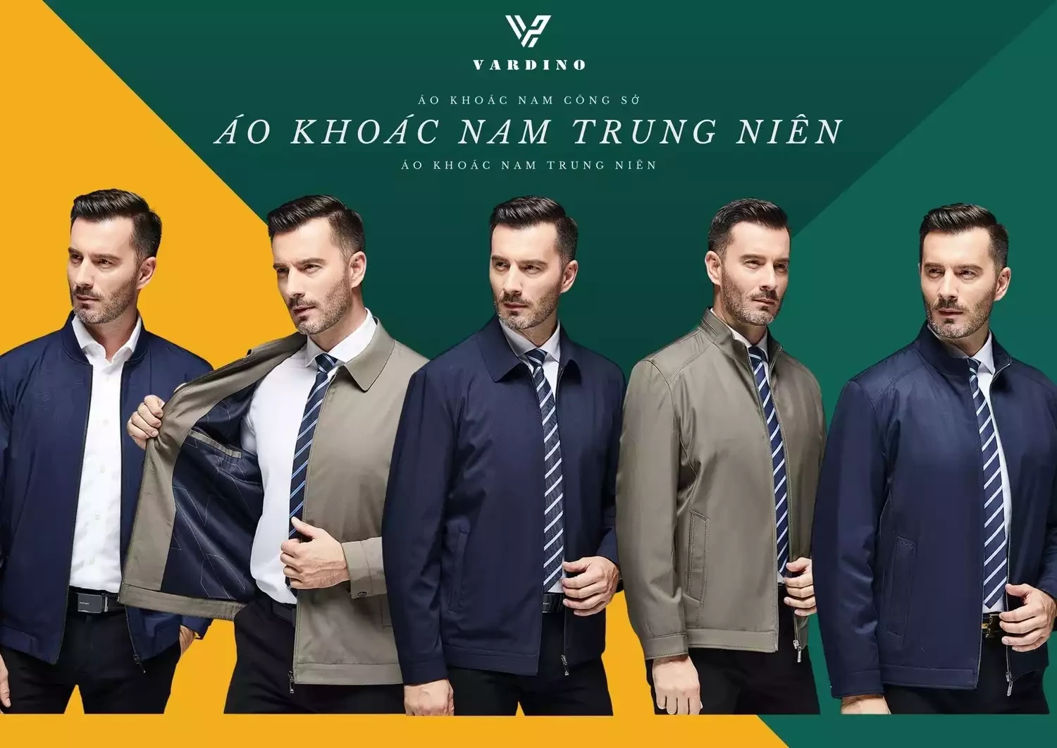Áo khoác nam trung niên - Vardino